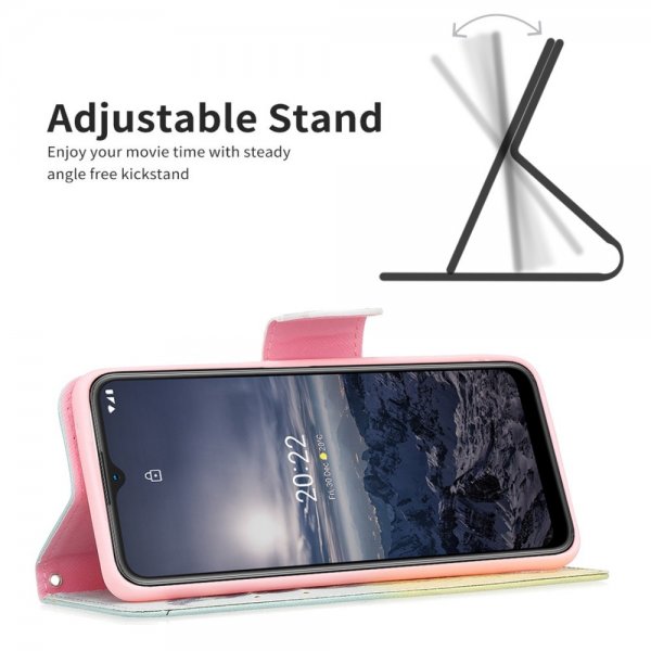Nokia G11/G21 Suojakuori Kuvio Höyhen ja Linnut
