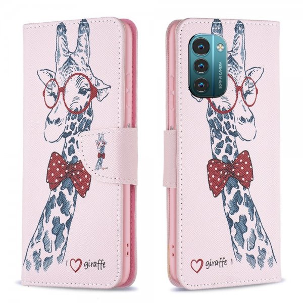 Nokia G11/G21 Suojakotelo Kuosi Kirahvi