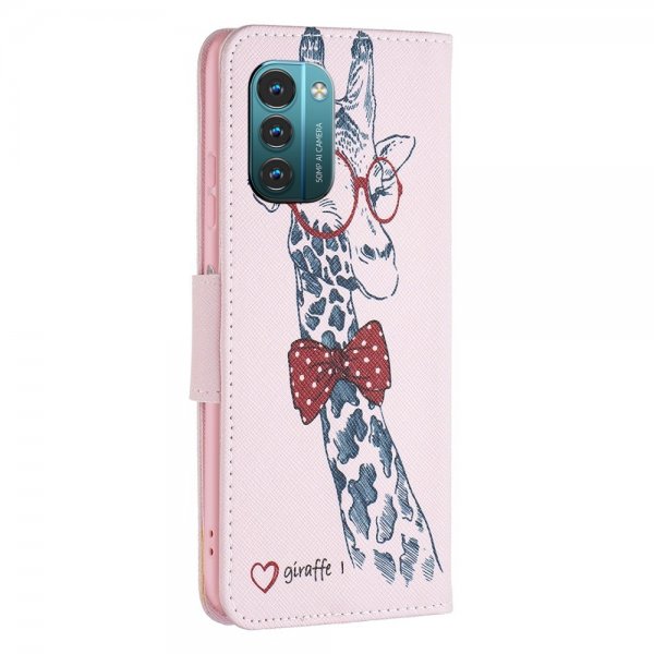 Nokia G11/G21 Suojakotelo Kuosi Kirahvi