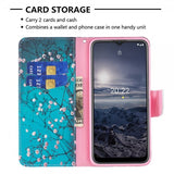 Nokia G11/G21 Suojakuori Luumu Kukka -kuviolla