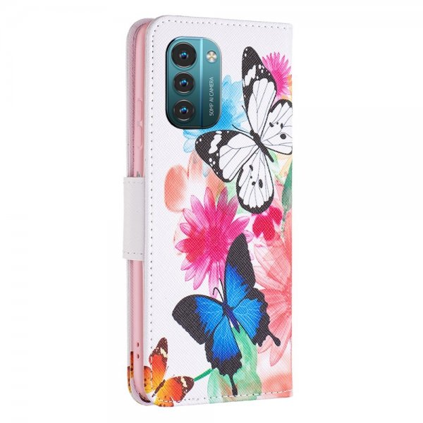Nokia G11/G21 Suojakotelo Kaksi perhosta -aiheella