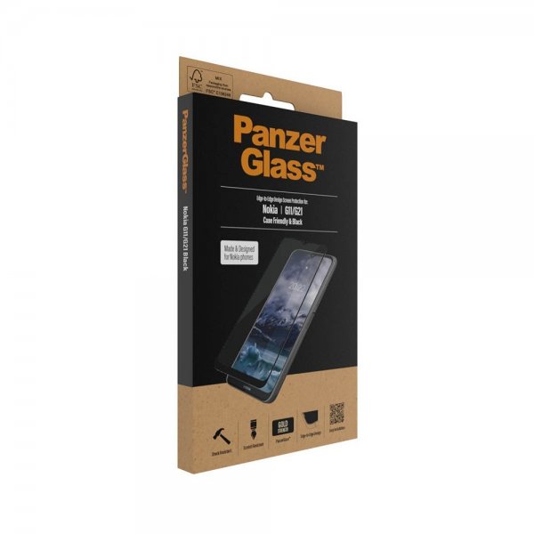 PanzerGlass Nokia G11/G21 näytönsuoja reunasta reunaan, koteloystävällinen