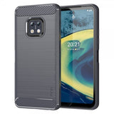 Mofi Nokia XR20 kuori, harjattu hiilikuitukuvioitu, harmaa