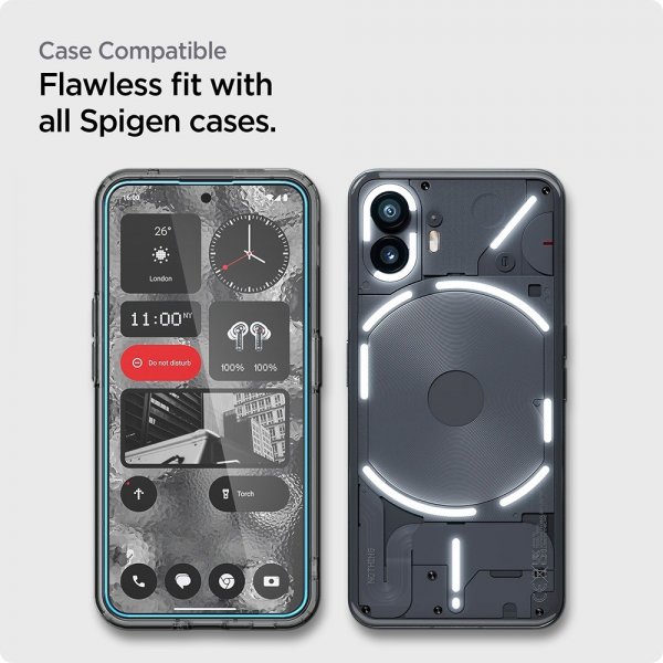 Spigen Nothing Phone (2) Näytönsuoja GLAS.tR ALIGNmaster 2 kpl