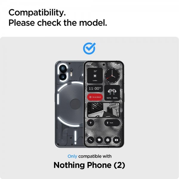 Spigen Nothing Phone (2) Näytönsuoja GLAS.tR ALIGNmaster 2 kpl