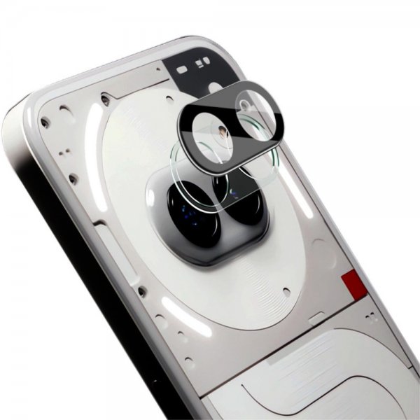 Imak Nothing Phone (2a) Panssarilasinen Kameran Suojus Musta