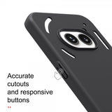Nillkin Nothing Phone (2a) Suojakuori Super Frosted Shield Musta
