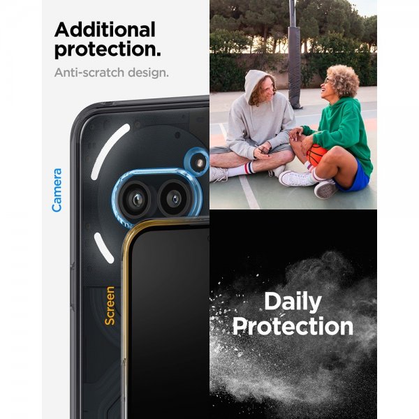 Spigen Nothing Phone (2a) -suojakuori Ultra Hybrid Space Crystal