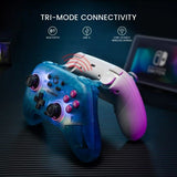 GameSir Nova HD Rumble -peliohjain 2.4G Retro White