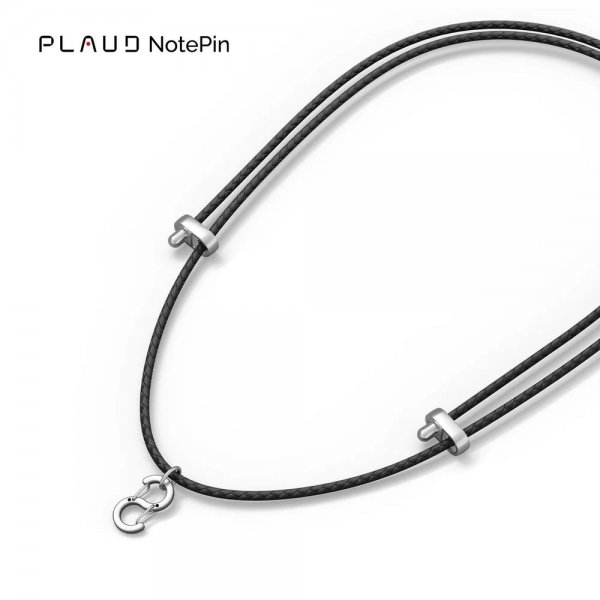 Plaud NotePin -kaulanauha, musta