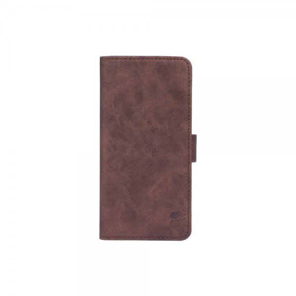 Gear Samsung Galaxy S21 FE Kotelo Mobile Wallet Nubuck Ruskea