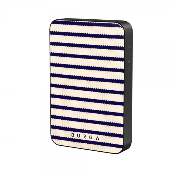 Burga Powerbank MagSafe 5000 mAh Old Money Metallinharmaa
