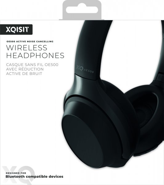 Xqisit On-ear-kuulokkeet ANC oE500, musta