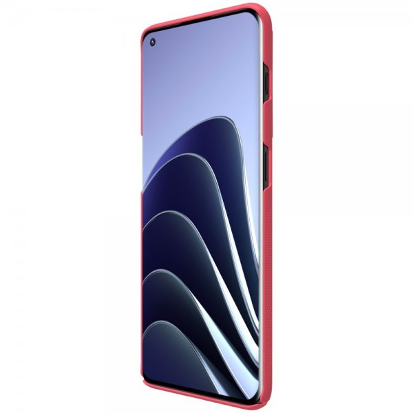 Nillkin OnePlus 10 Pro Suojakuori Frosted Shield Punainen