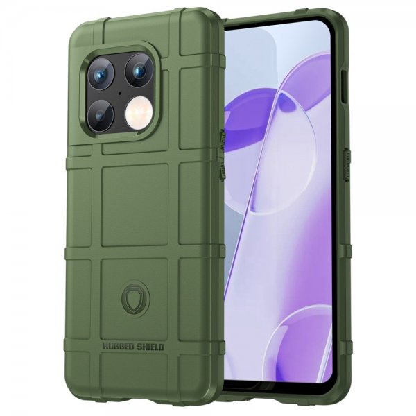 OnePlus 10 Pro Suojakuori Ruutukuvio Vihreä