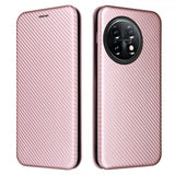 OnePlus 11 Kotelo Hiilikuitukuvio Ruusukulta