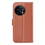 OnePlus 11 Litchi Ruskea Kotelo
