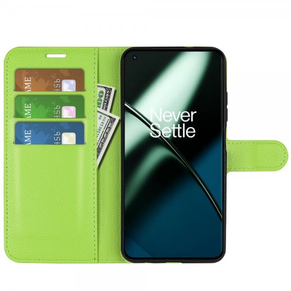 OnePlus 11 Kotelo Litsi Vihreä