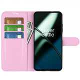 OnePlus 11 Litsi nahkakotelo Ruusukulta