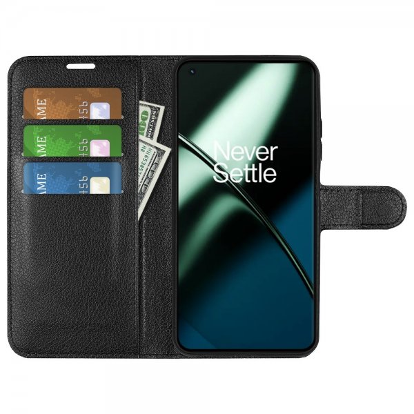 OnePlus 11 Suojakuori Litsi Musta