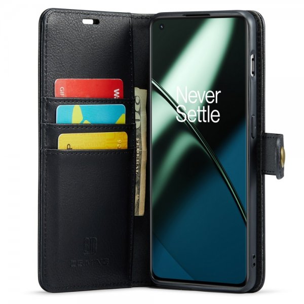 Dg.Ming OnePlus 11 -suojakotelo irrotettavalla kuorella, musta