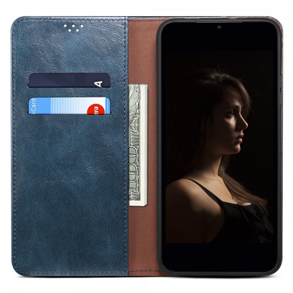 OnePlus 11 Kotelo Retronahkakuviointi Ompelu Sininen