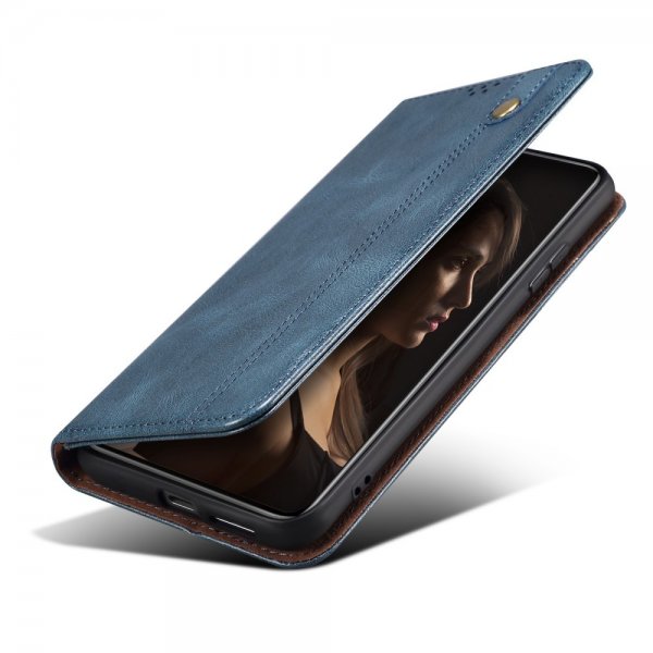OnePlus 11 Kotelo Retronahkakuviointi Ompelu Sininen