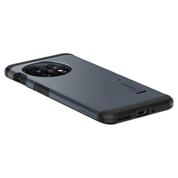 Spigen OnePlus 11 -suojakuori Tough Armor, Metal Slate