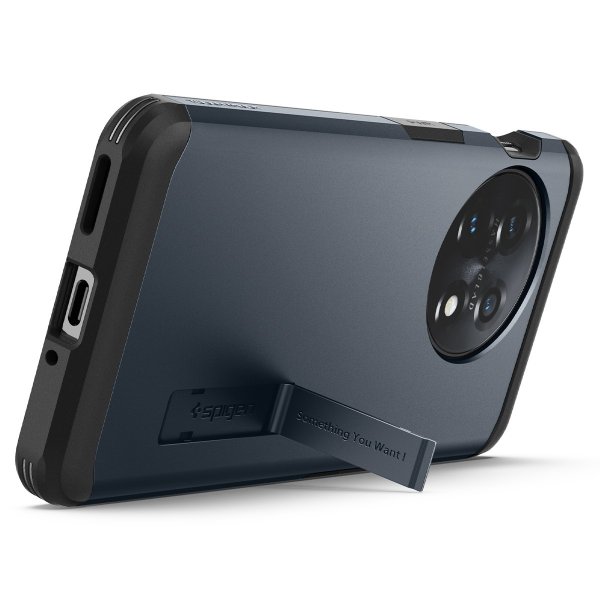 Spigen OnePlus 11 -suojakuori Tough Armor, Metal Slate