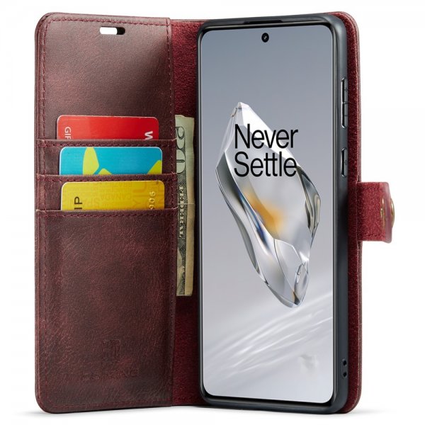 Dg.Ming OnePlus 12 Kotelo irrotettavalla kuorella Punainen