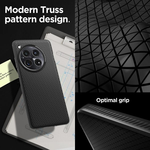 Spigen OnePlus 12 Kuori Liquid Air Matte Black