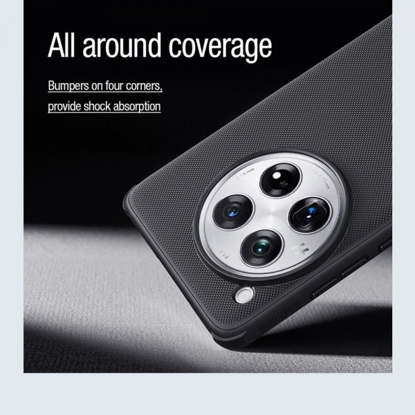 Nillkin OnePlus 12 Kuori Super Frosted Shield Pro MagSafe Musta