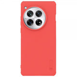 Nillkin OnePlus 12 Kuori Super Frosted Shield Pro Punainen