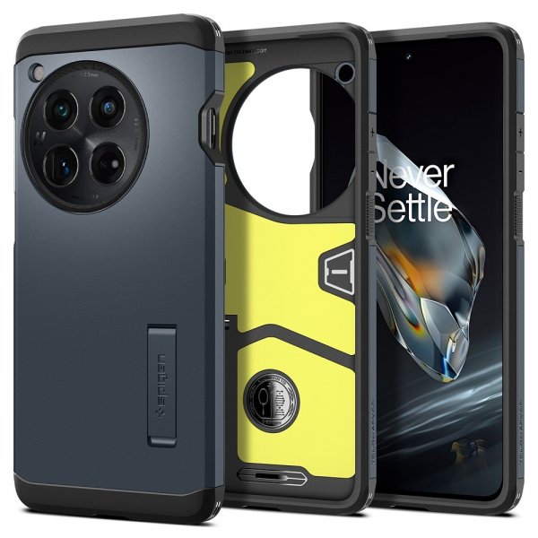 Spigen OnePlus 12 -suojakuori Tough Armor, Metal Slate