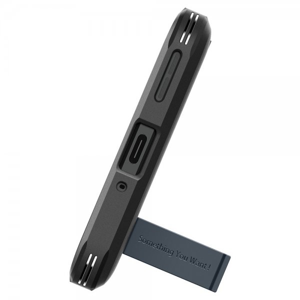 Spigen OnePlus 12 -suojakuori Tough Armor, Metal Slate