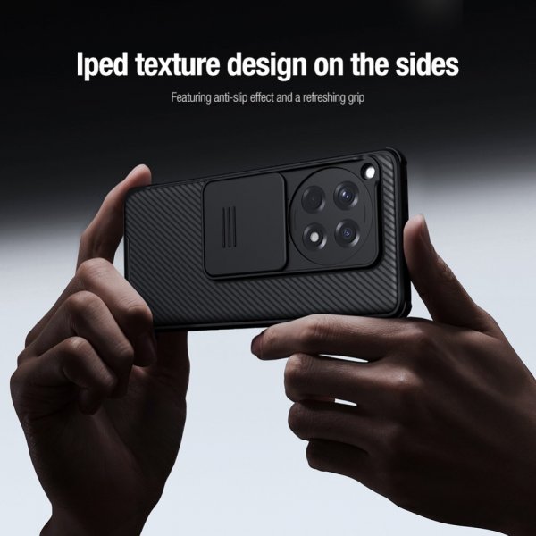 Nillkin OnePlus 12R Suojakuori CamShield Pro Musta