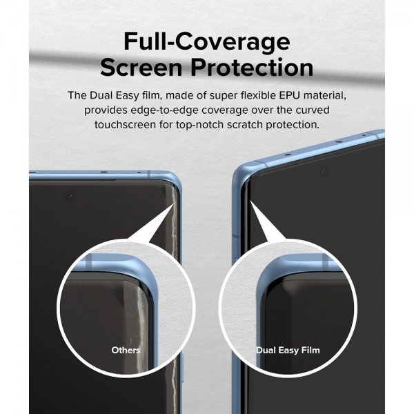 Ringke OnePlus 12R Näytönsuoja Dual Easy Film 2-pakkaus