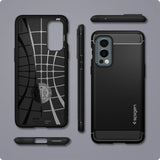 Spigen OnePlus Nord 2 5G Kuori Rugged Armor Matte Black