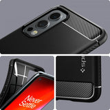 Spigen OnePlus Nord 2 5G Kuori Rugged Armor Matte Black
