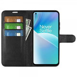 OnePlus Nord 2T Lompakkokotelo Litsi Musta