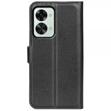 OnePlus Nord 2T Lompakkokotelo Litsi Musta