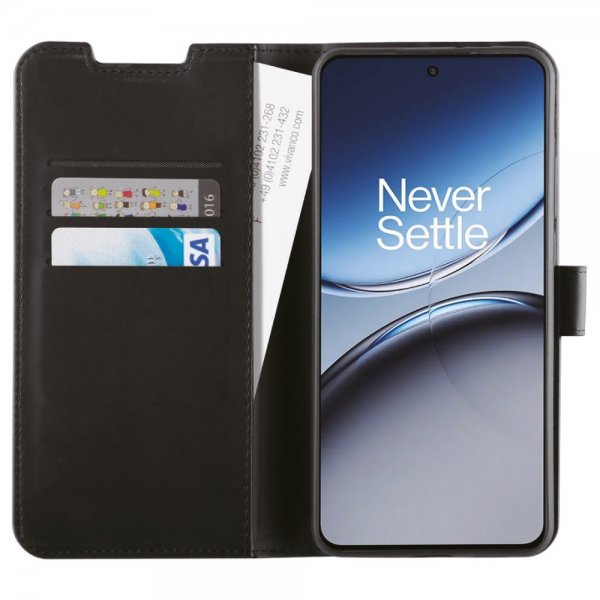 Vivanco OnePlus Nord 4 Classic Wallet -suojakotelo, musta