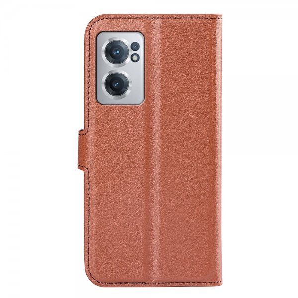OnePlus Nord CE 2 5G Kotelo Litsi Ruskea