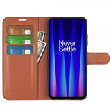 OnePlus Nord CE 2 5G Kotelo Litsi Ruskea