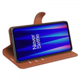 OnePlus Nord CE 2 5G Kotelo Litsi Ruskea