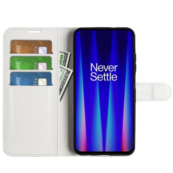 OnePlus Nord CE 2 5G Kotelo Litsi Valkoinen