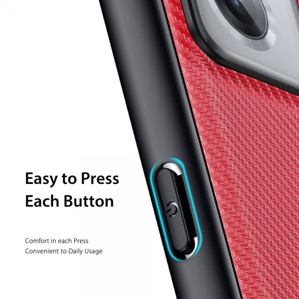 Dux Ducis OnePlus Nord CE 2 5G FINO Series -kuori, punainen