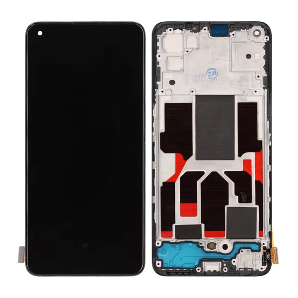OnePlus Nord CE -näyttö/display – musta