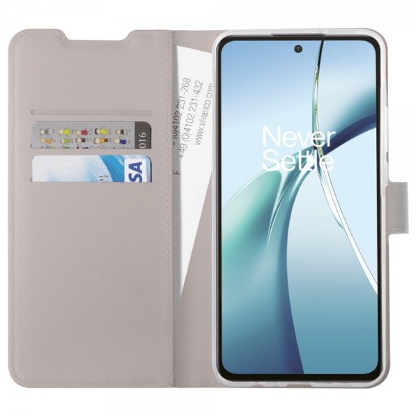 Vivanco OnePlus Nord CE4 Lite 5G Kotelo Classic Wallet Greige