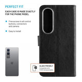 Kiinteä OnePlus Nord CE4 Lite 5G -kotelo Opus Book, musta